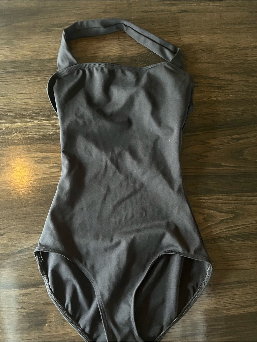 Capezio Black Halter Neck Dance Bodysuit